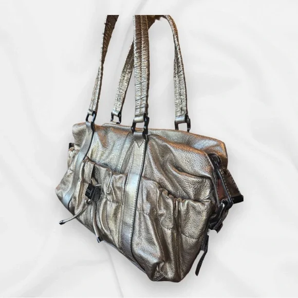 Burberry Metallic Goldstone Leather calfskin Satchel - Picture 6 of 16